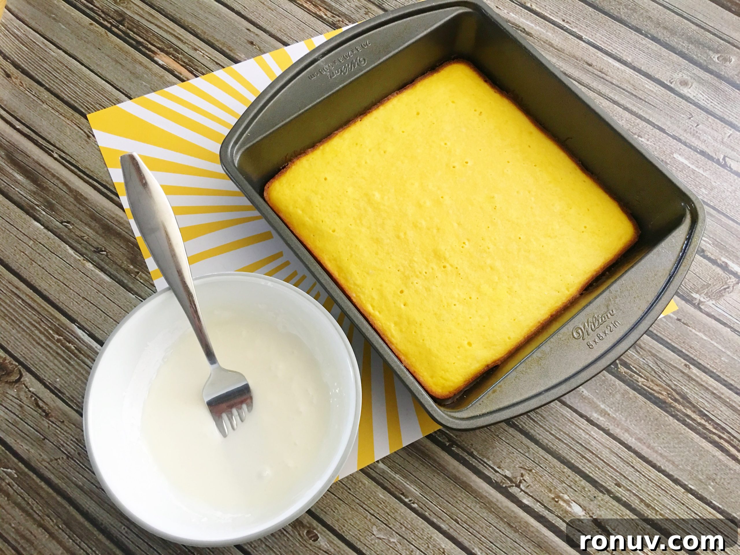 Lemon Cream Cheese Brownies Recipe with Tangy Swirl 7 Glazed lemon brownies