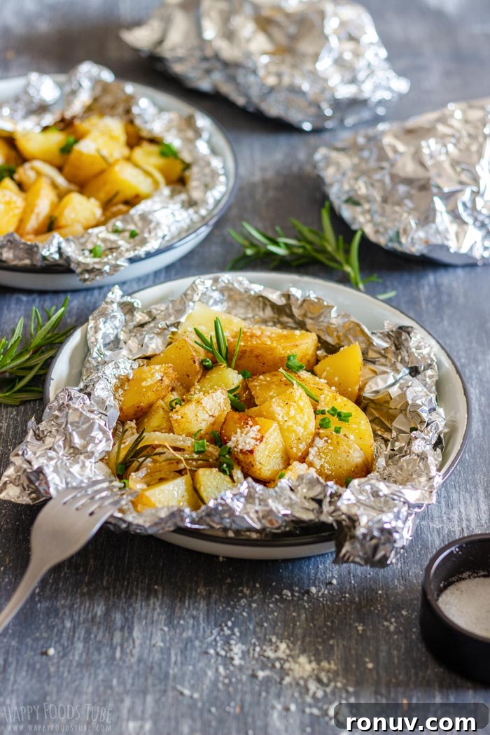 Crispy Campfire Potatoes Recipe 2 Campfire Potatoes