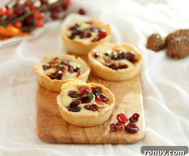 Mini Bacon, Cranberry and Cheese Tartlets Recipe 2 Savory Bacon Cranberry Cheese Tartlets- Low Carb , Keto, & Gluten Free. #mahonmenorca #sponsored