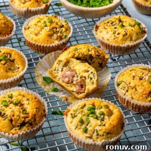 Savory Sausage Breakfast Muffins - Olivia Adriance