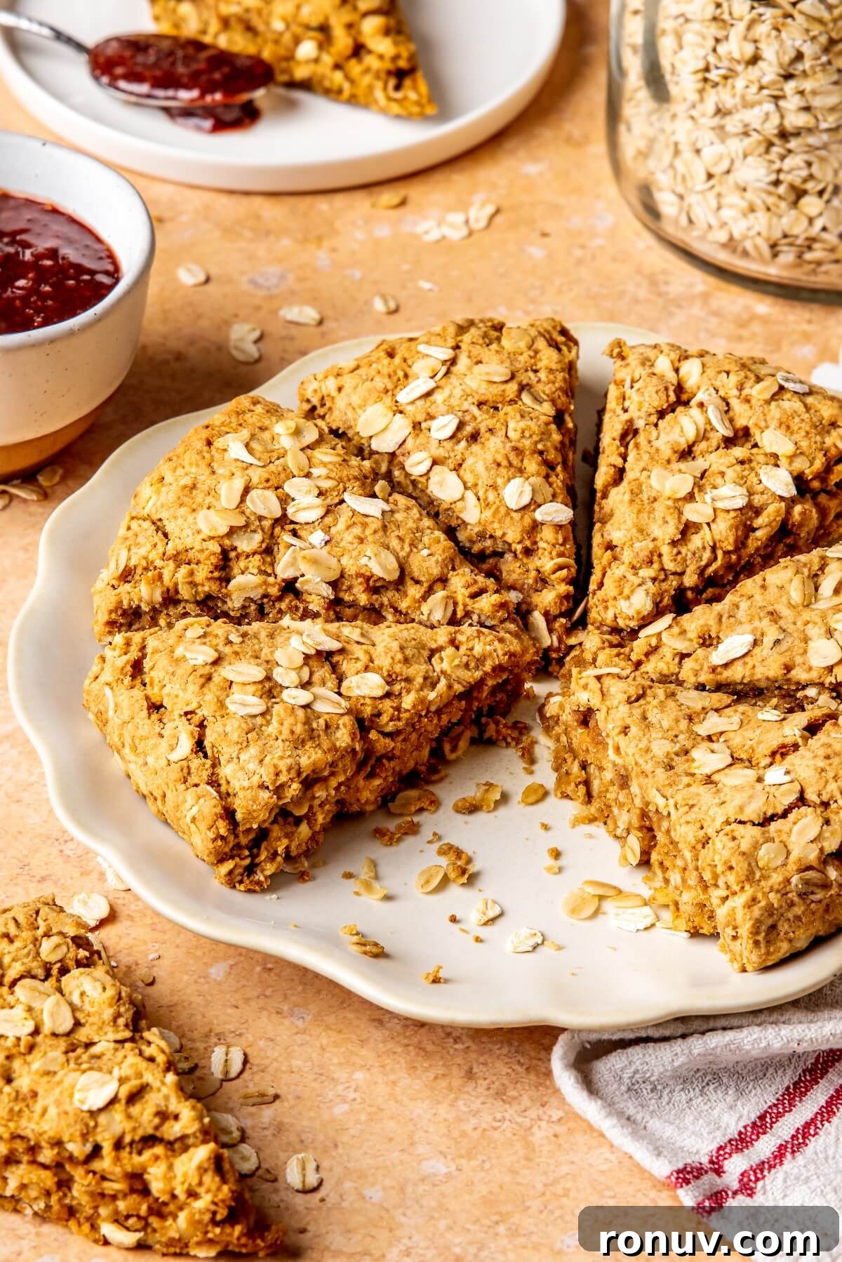 Oatmeal Scones - Olivia Adriance