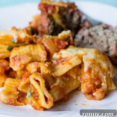 Smoked Italian Meatball Rigatoni