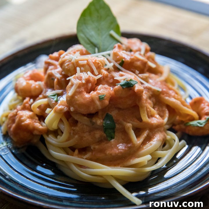 Spot Prawns with Vodka Cream Sauce