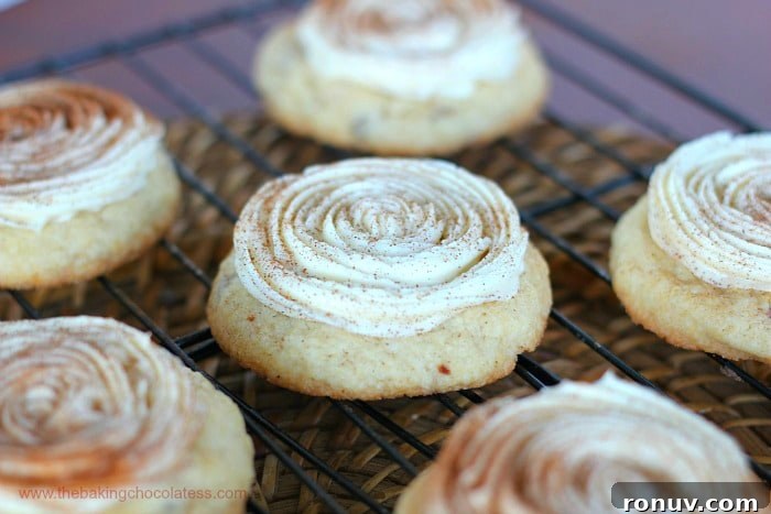 Cinnamon Bun Cookies Recipe: Soft, Swirled Cinnamon Treats 4 Cream Cheese Frosted Cinnamon Bun Cookies