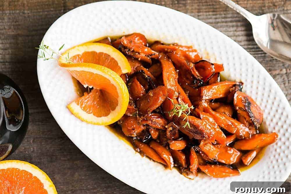 Maple-Glazed Roasted Carrots 4 Oven roasted carrots
