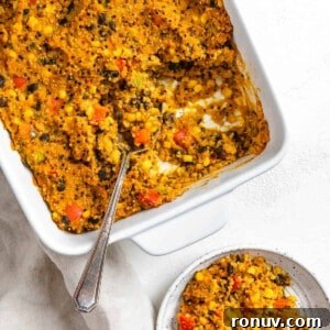 Baked Black Bean and Quinoa Casserole 10 completed Easy Black Bean Quinoa Casserole