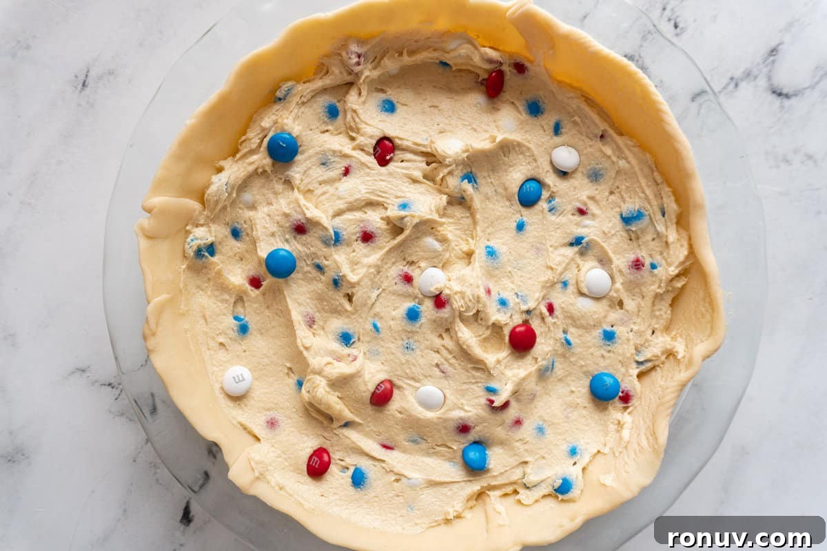 Classic Toll House Chocolate Chip Pie Recipe 10 deep dish m&m pie
