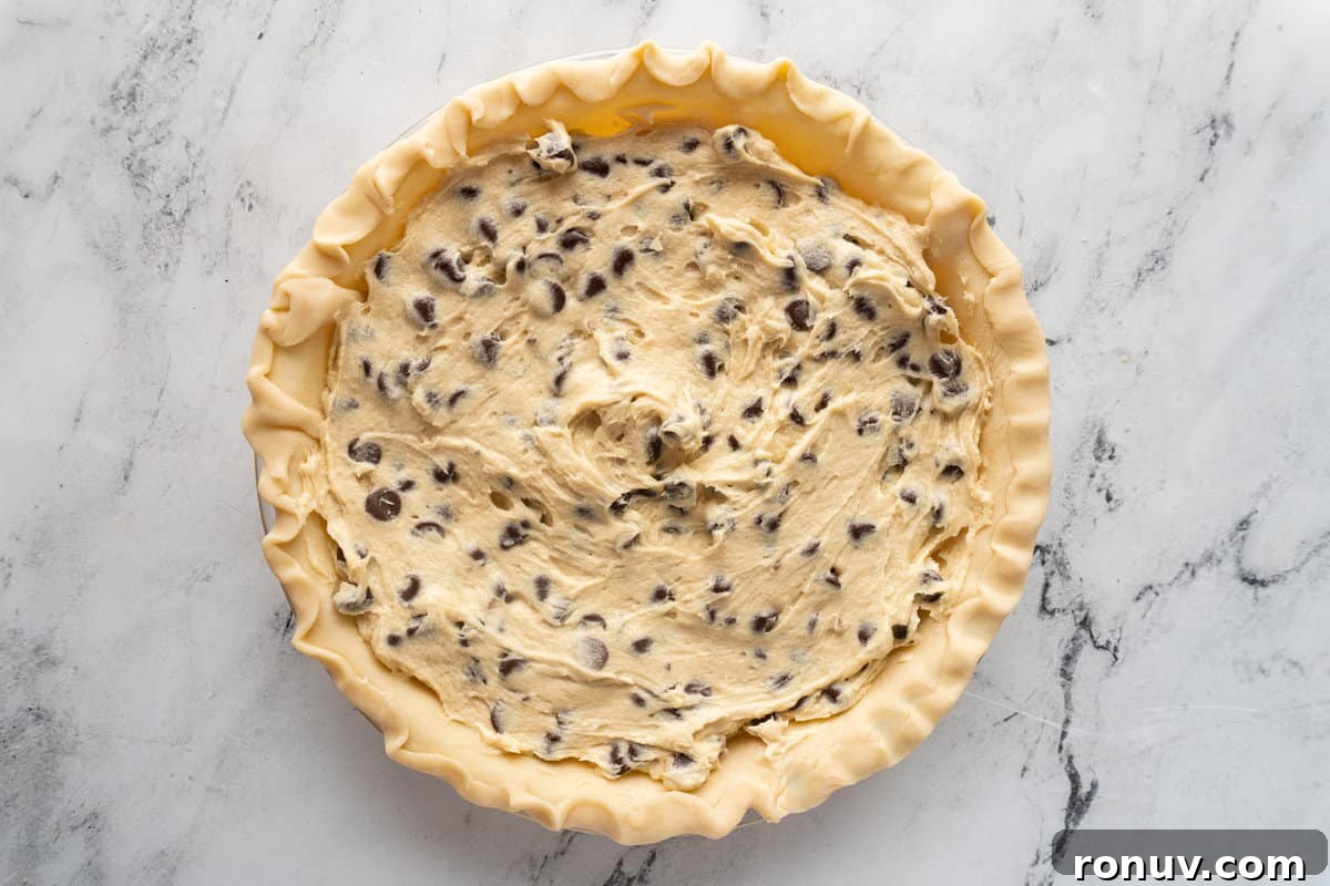 Classic Toll House Chocolate Chip Pie Recipe 11 deep dish chocolate chip pie