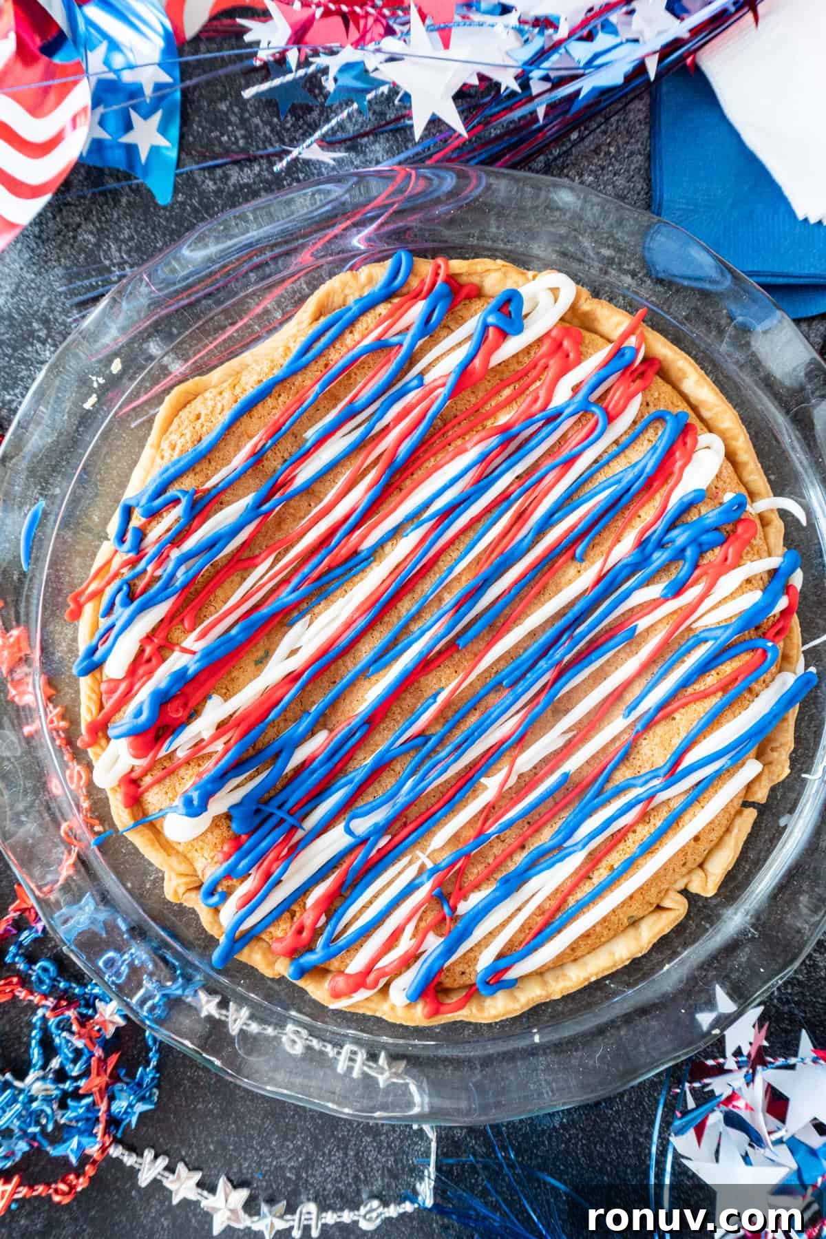 Classic Toll House Chocolate Chip Pie Recipe 12 toll house pie 4th of July decorated
