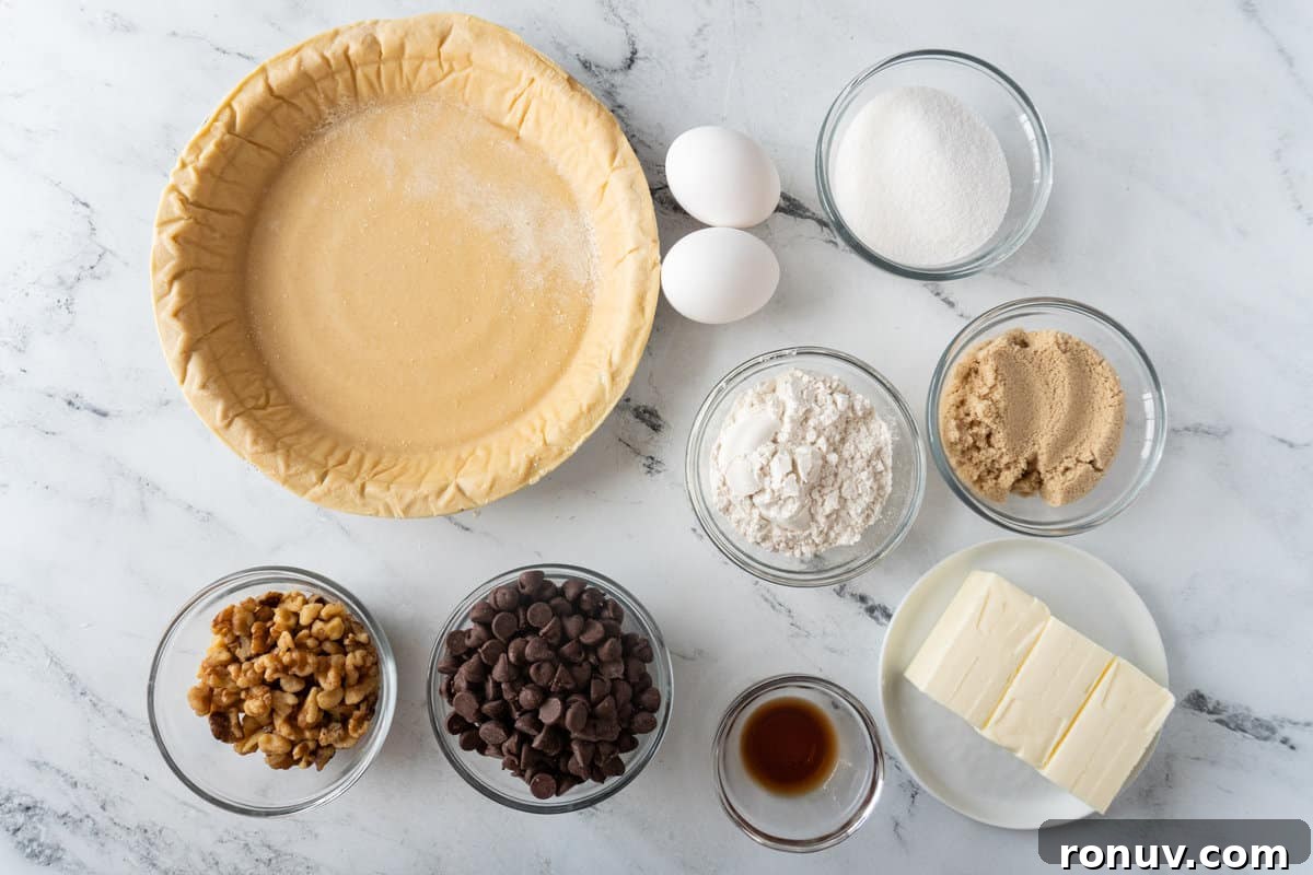 Classic Toll House Chocolate Chip Pie Recipe 4 toll house pie ingredients
