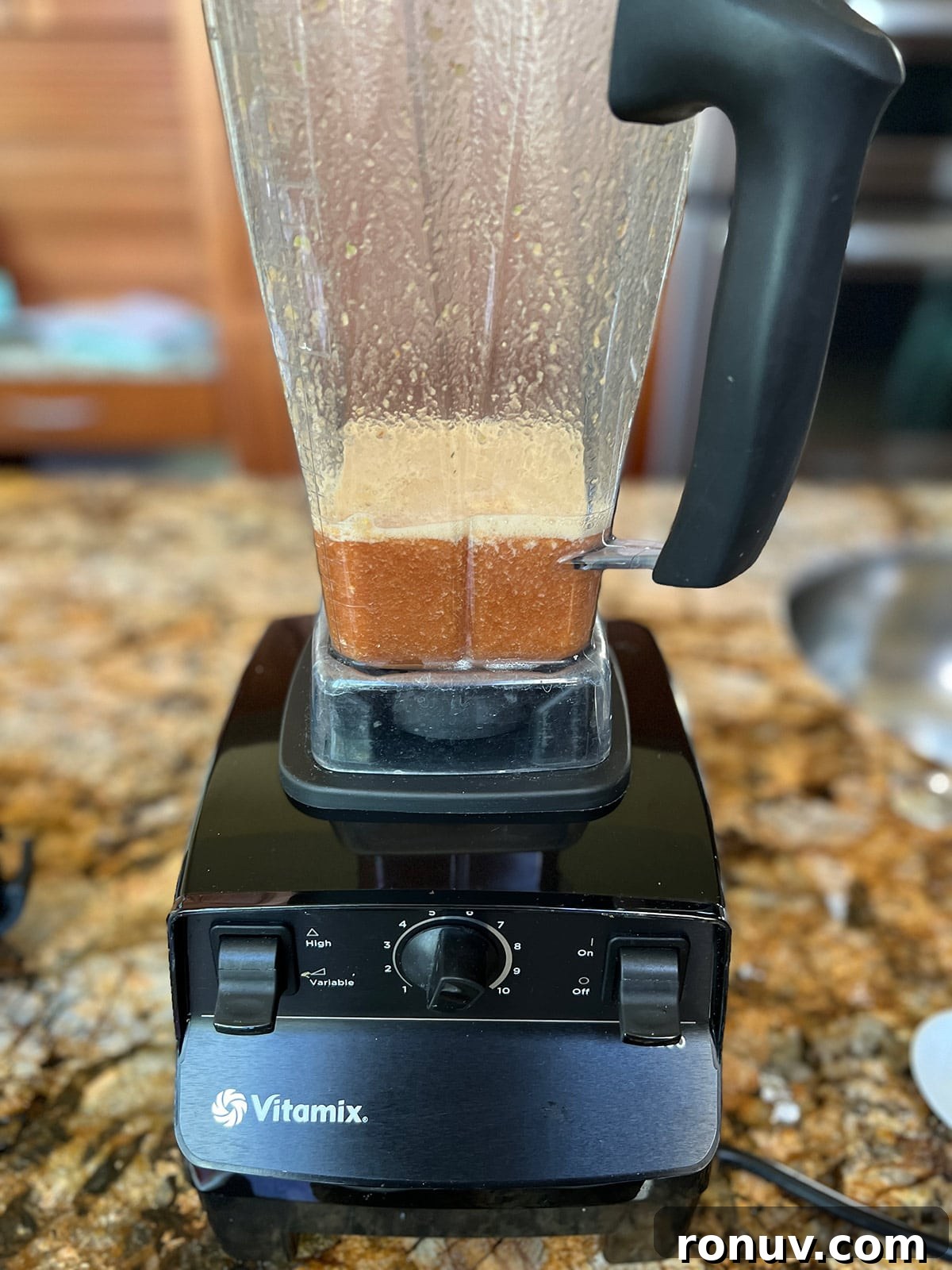 Sangrita: The Secret Behind a Tequila Completo 6 Sangrita in blender on counter top.