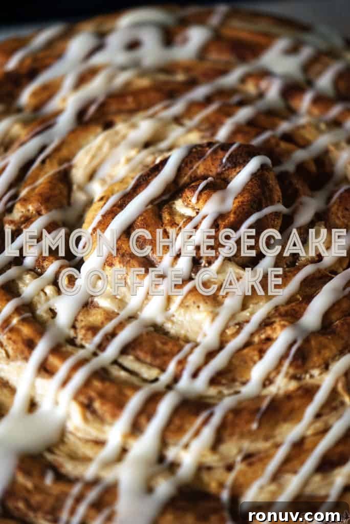 Creamy Lemon Cheesecake Coffee Cake Recipe 3 Lemon Cheesecake Coffee Cake | Kita Roberts PassTheSushi.com