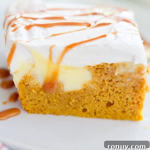 Pumpkin Poke Cake