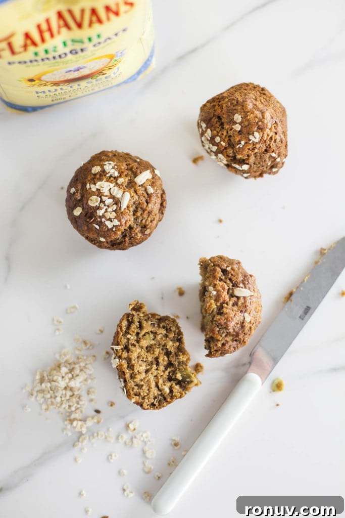 Make-Ahead Vegan Oatmeal Breakfast Muffins 2 Low fat & vegan Breakfast Porridge Muffins (oatmeal muffins)