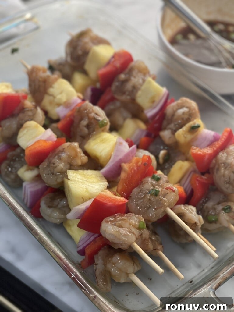 sweet and sour grilled shrimp