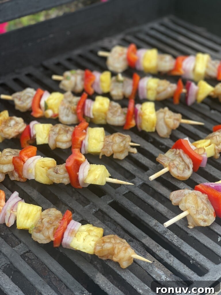 sweet and sour grilled shrimp