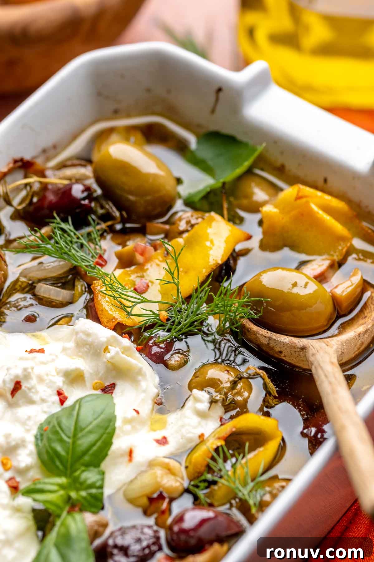 Herb Roasted Olives with Burrata Recipe 11 img 16042 10