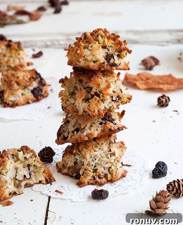 No-Bake Gluten-Free Pistachio Cranberry Haystacks Recipe 2 Gluten Free Cranberry Pistachio Haystacks cookies