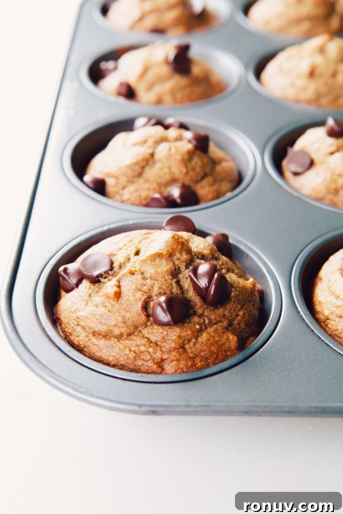 Banana Bread Muffins Made in a Blender 8 Blender Banana Bread Muffins