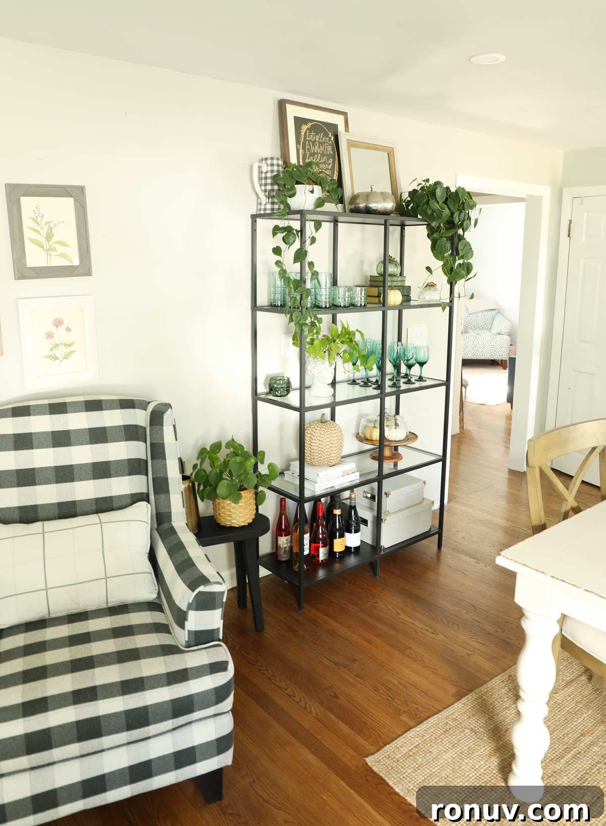 Teal Fall Decor Ideas to Refresh Your Autumn Home 11 Fall Decor Shelves