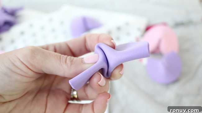 DIY Valentine's Fortune Cookies with Personalized Love Notes 9 Add a small dab of glue to keep shape