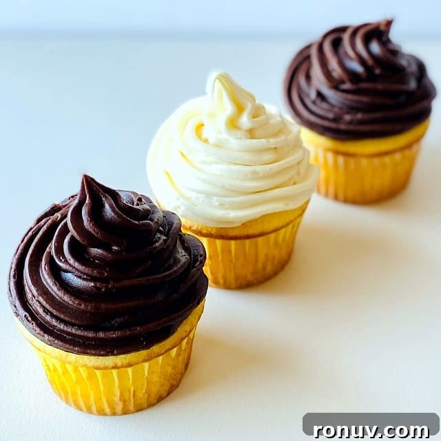 Make Boxed Cake Mix Taste Homemade: Doctored Mix Tricks 3 How to Improve Boxed Cake Mix-chocolate-and-vanilla-cupcakes