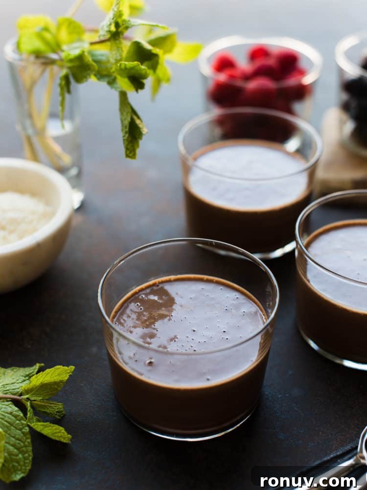 No-Bake Chocolate Hazelnut Mousse Recipe 3 Glasses of Cheat's Chocolate Hazelnut Mousse.