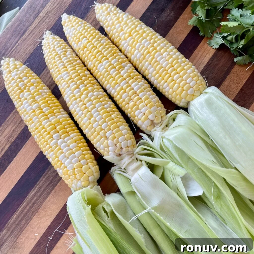 Sweet Jalapeno Buttered Corn Recipe 3 Charred jalapenos on a grill
