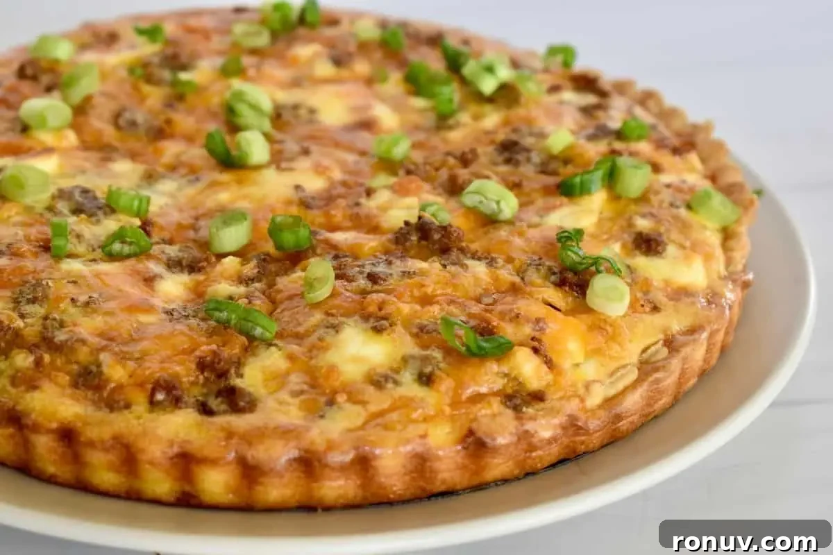Make-Ahead Baby Shower Recipes and Party Food Ideas 7 Breakfast Tart
