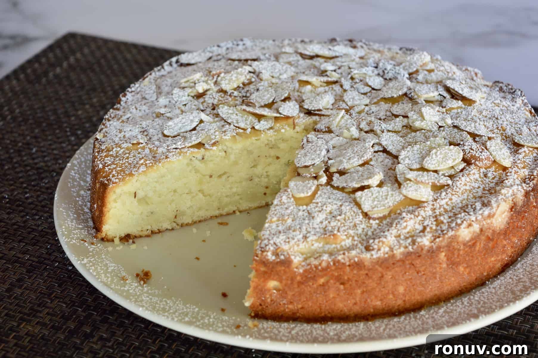 Make-Ahead Baby Shower Recipes and Party Food Ideas 13 Italian Almond Ricotta Cake.