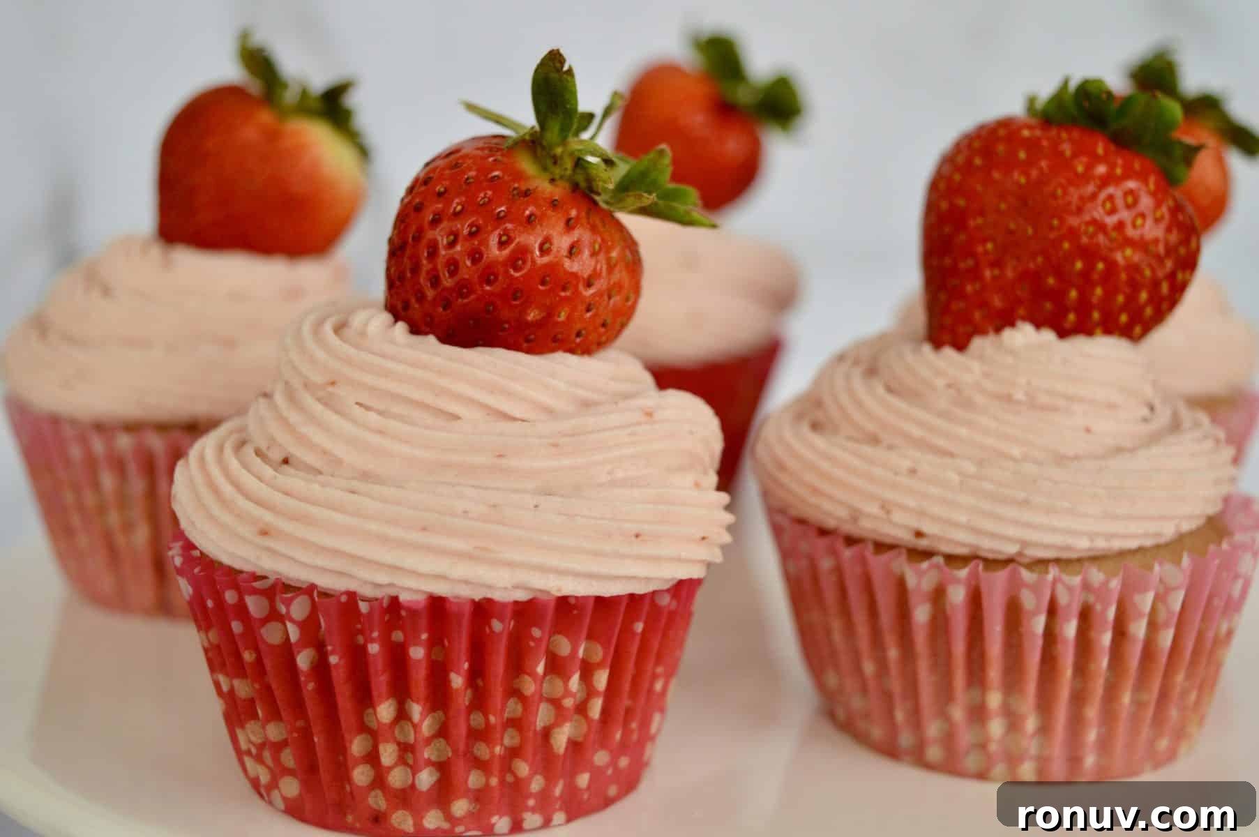 Make-Ahead Baby Shower Recipes and Party Food Ideas 28 Strawberry Cupcakes from Scratch.