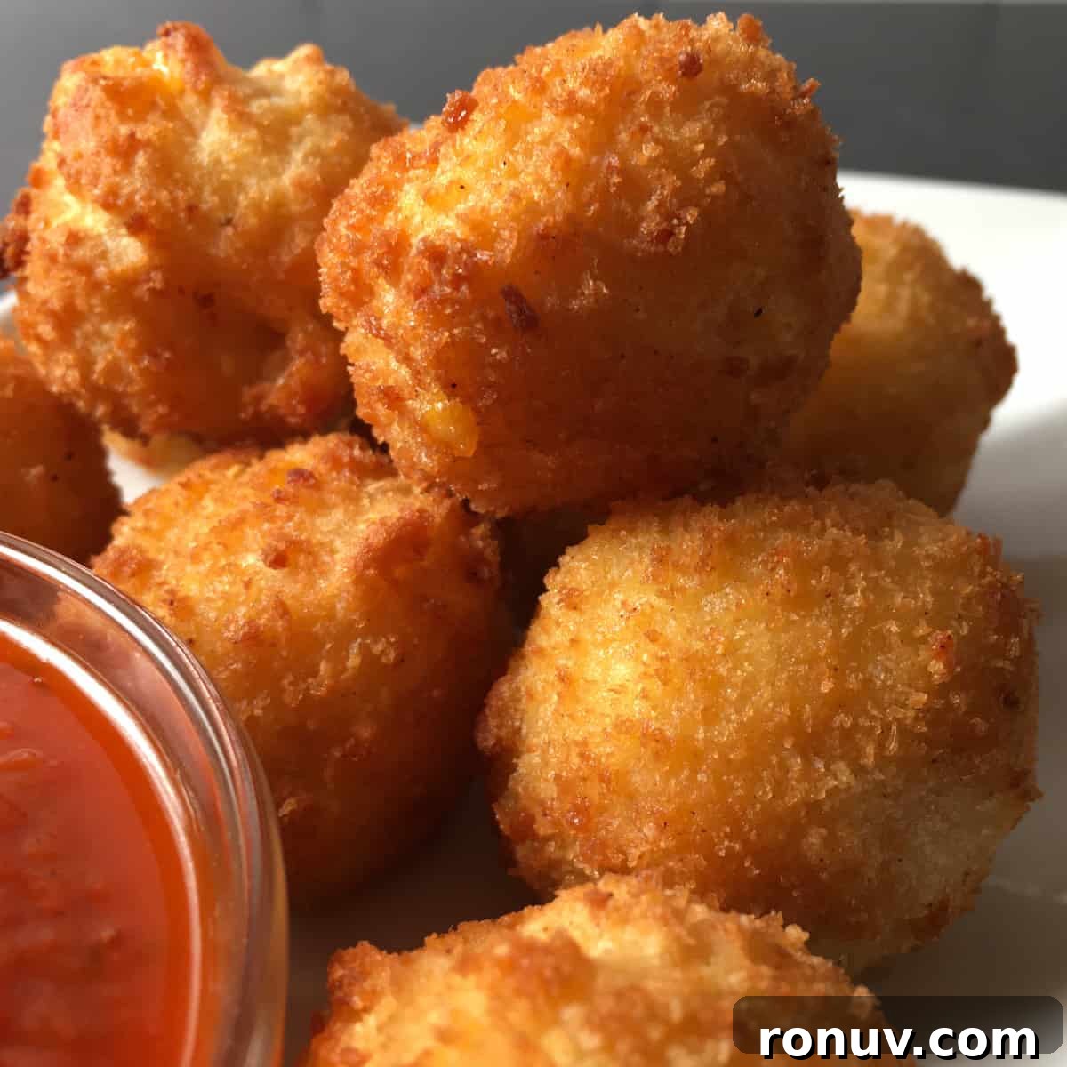 Crispy Air Fryer Trader Joe's Frozen Mac and Cheese Bites 2 trader joes mac n cheese balls air fryer