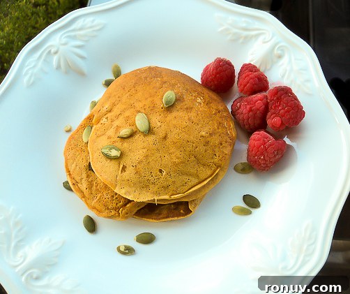 Pumpkin pancakes