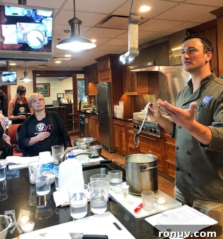 New York Dairy Tour 2018: Why I Moved to a Cheese Cave 14 Cheesemaking demonstration at New York Kitchen.
