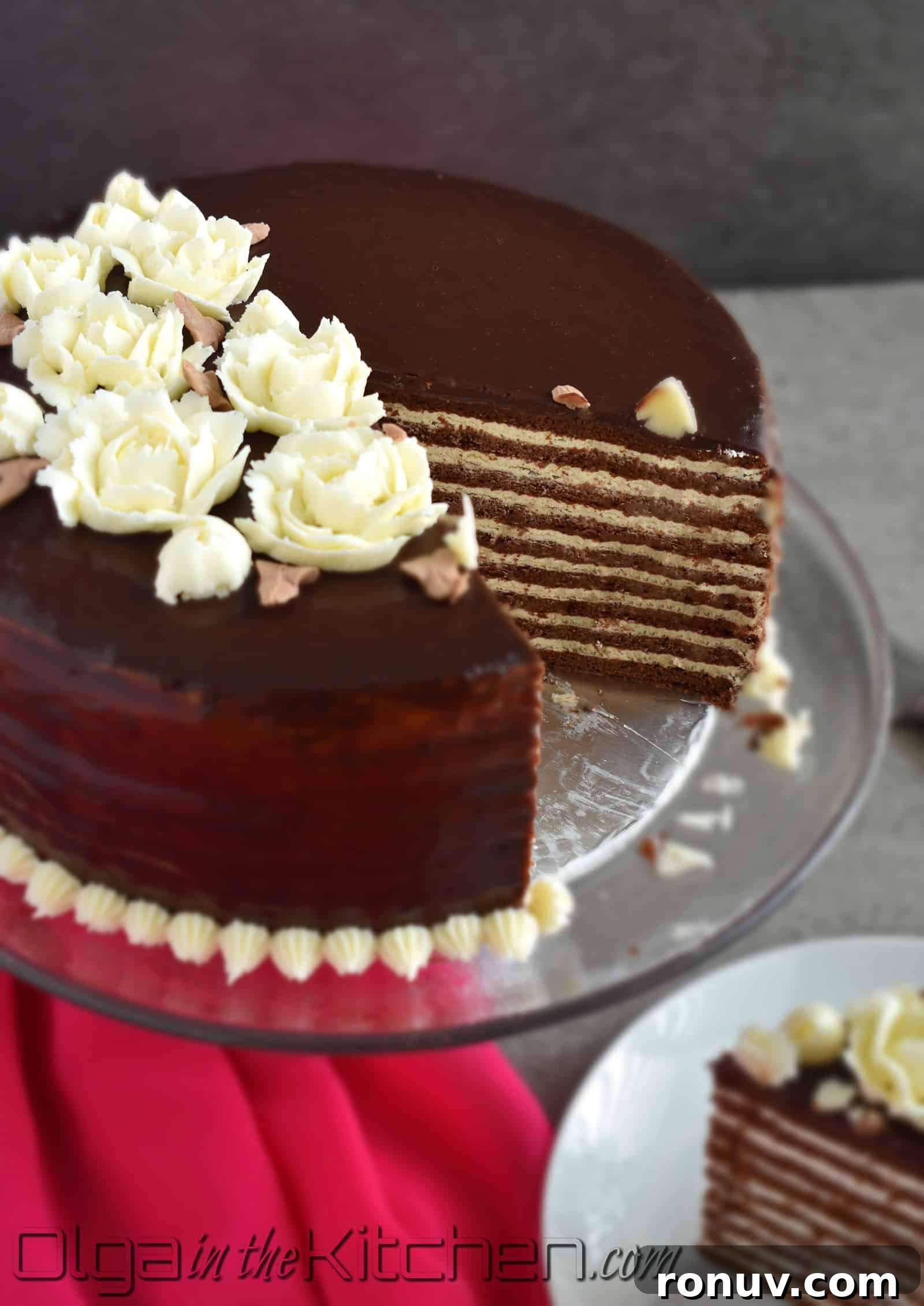 Layered Russian Chocolate Spartak Cake Recipe 9 img 2363 13