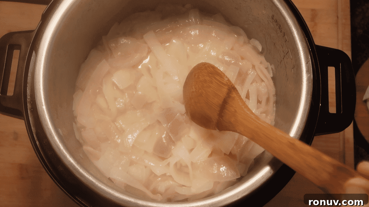 Classic Instant Pot Cream of Onion Soup Recipe 7 img 24494 10