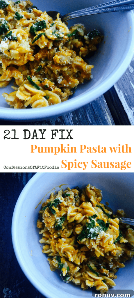 Creamy Pumpkin Pasta with Spicy Sausage Recipe 10 Pumpkin-Pasta-with-Spicy-Sausage