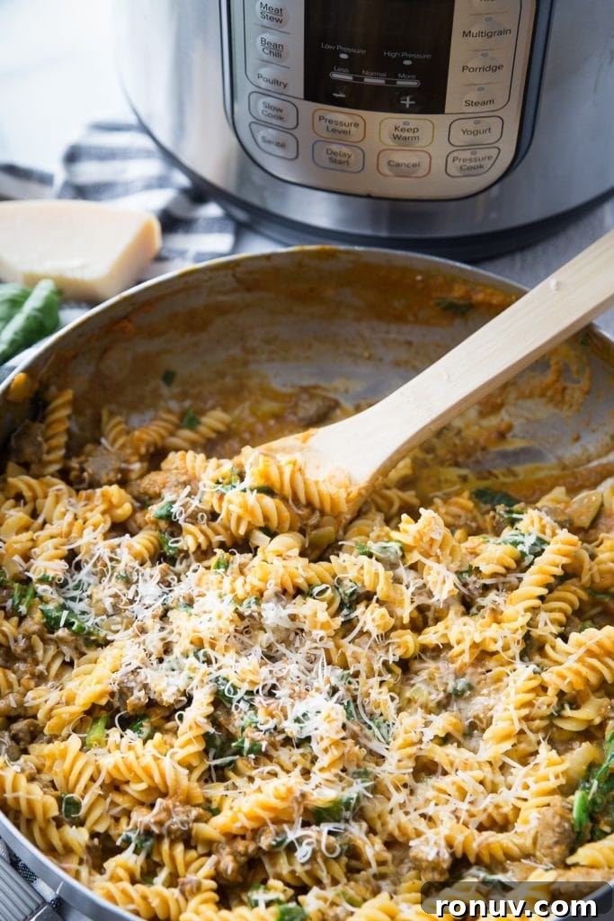 Creamy Pumpkin Pasta with Spicy Sausage Recipe 8 img 2471 7