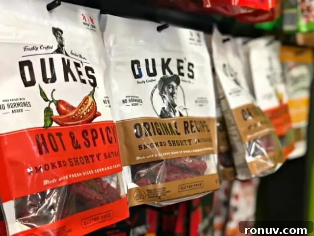dukes smoked shorty sausages