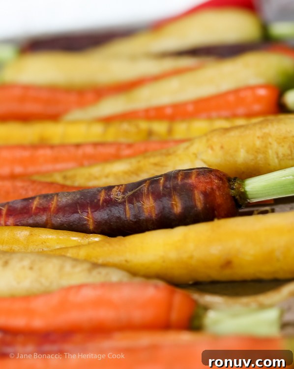 Tri-Color Carrots ready for cooking; Tips and Recipes for a Fun and Delicious Thanksgiving Part 2; Jane Bonacci, The Heritage Cook