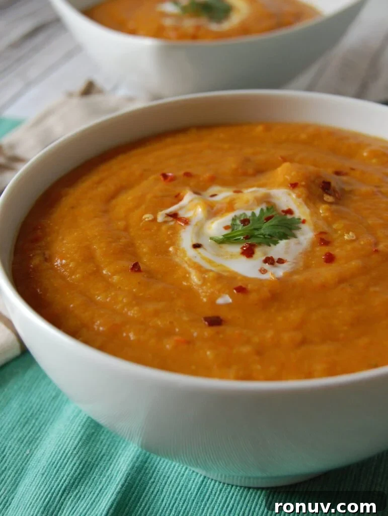Instant Pot Lentil Soup Recipe: Flavorful Weeknight Meal 2 Instant Pot Lentil Soup White Bowl