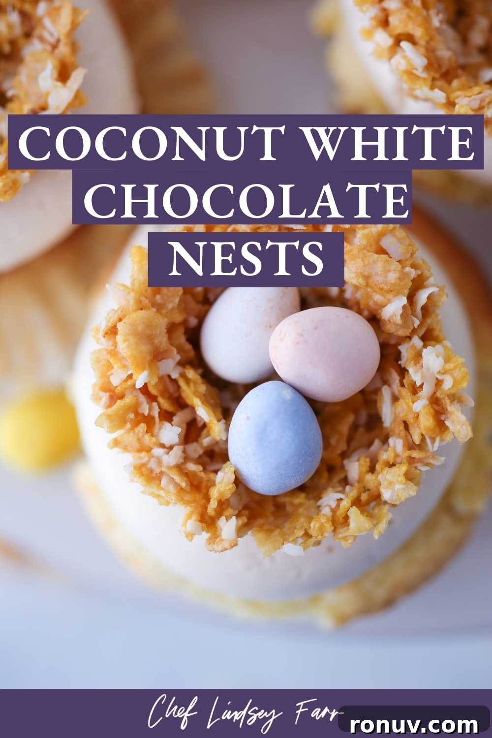 Homemade Coconut and White Chocolate Nests Recipe 6 img 26376 8