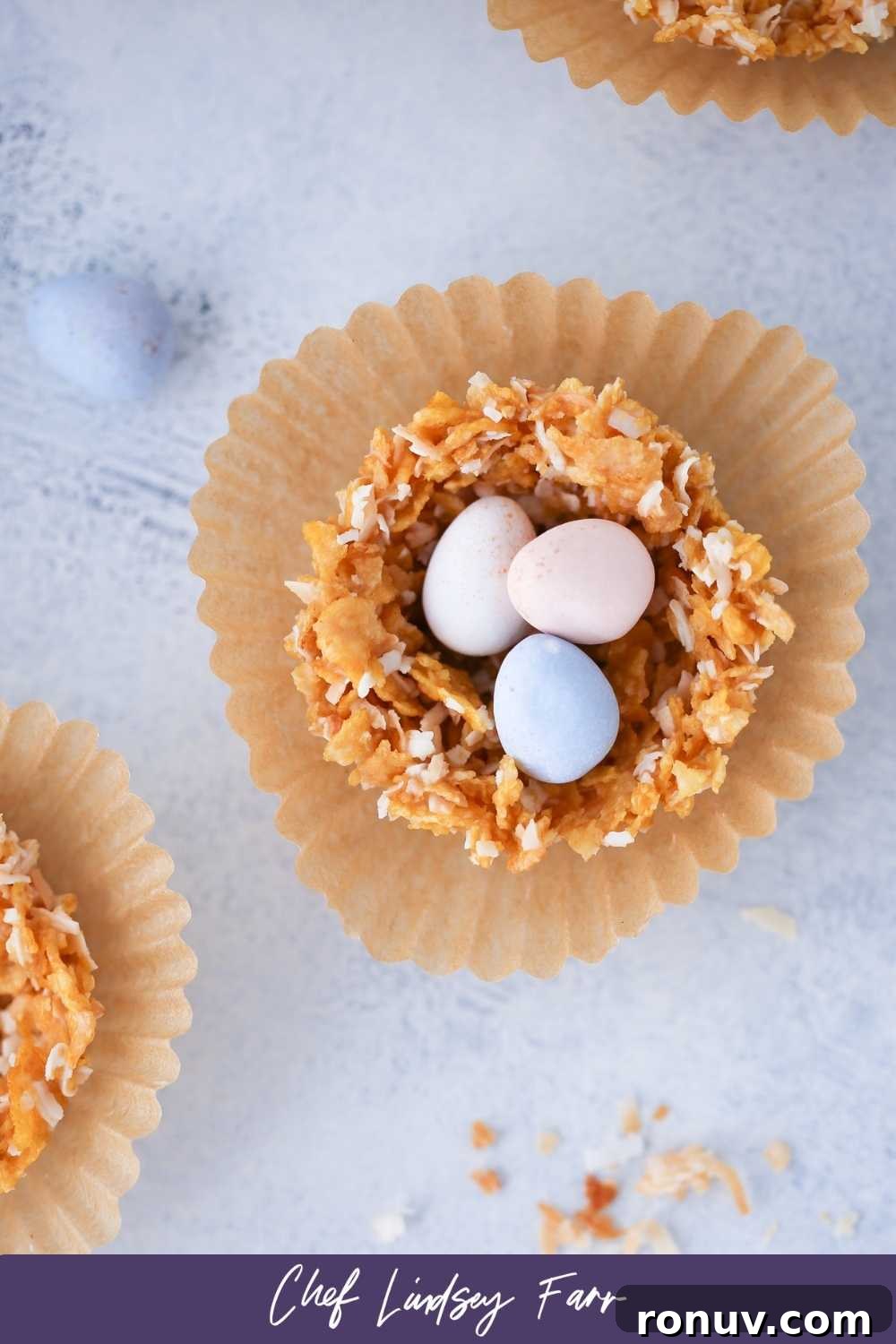Homemade Coconut and White Chocolate Nests Recipe 7 img 26376 9