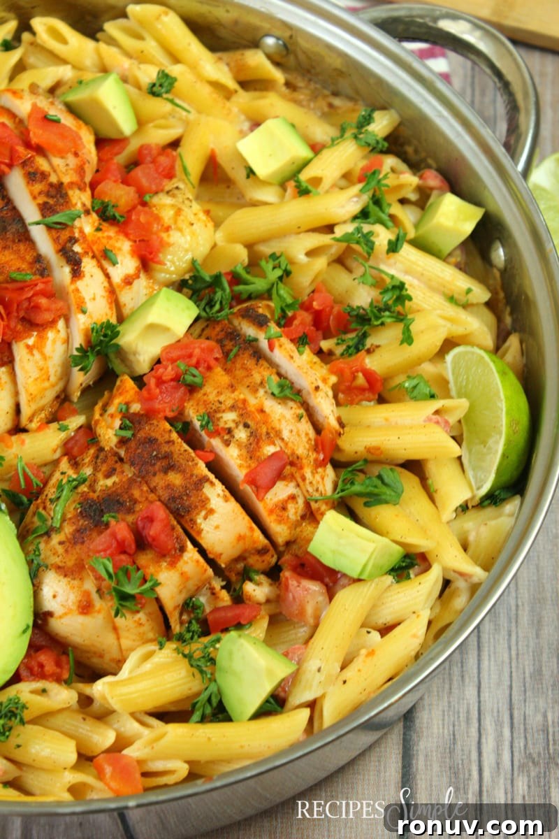 Creamy Chicken Taco Alfredo Pasta Recipe 3 Creamy Taco Alfredo