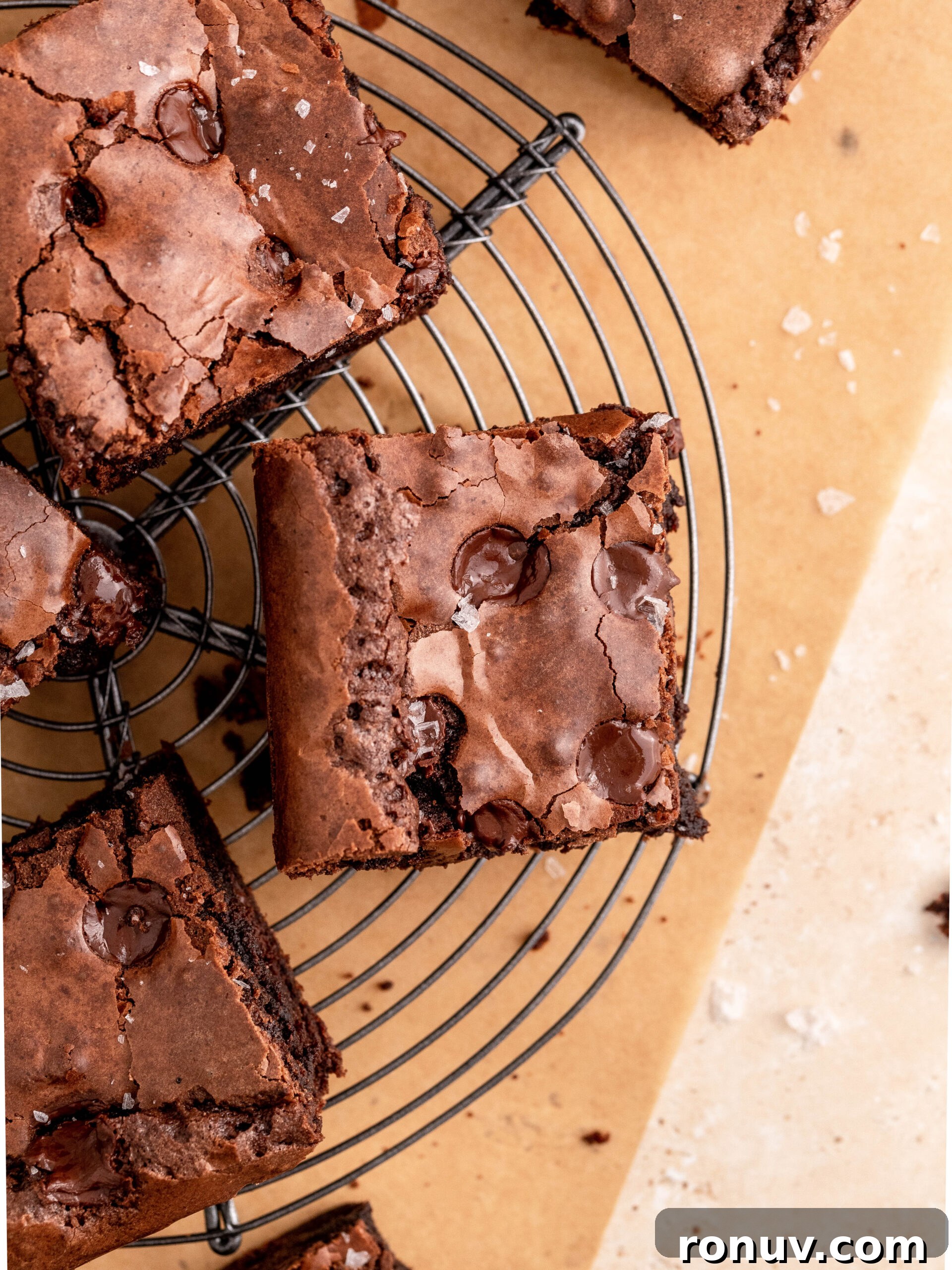 Small-Batch Fudgy Chocolate Brownies 6 small batch brownies