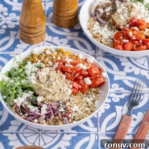 35-Minute Mediterranean Quinoa Bowl with Chickpeas and Feta 7 Vegetarian Mediterranean Quinoa Bowl