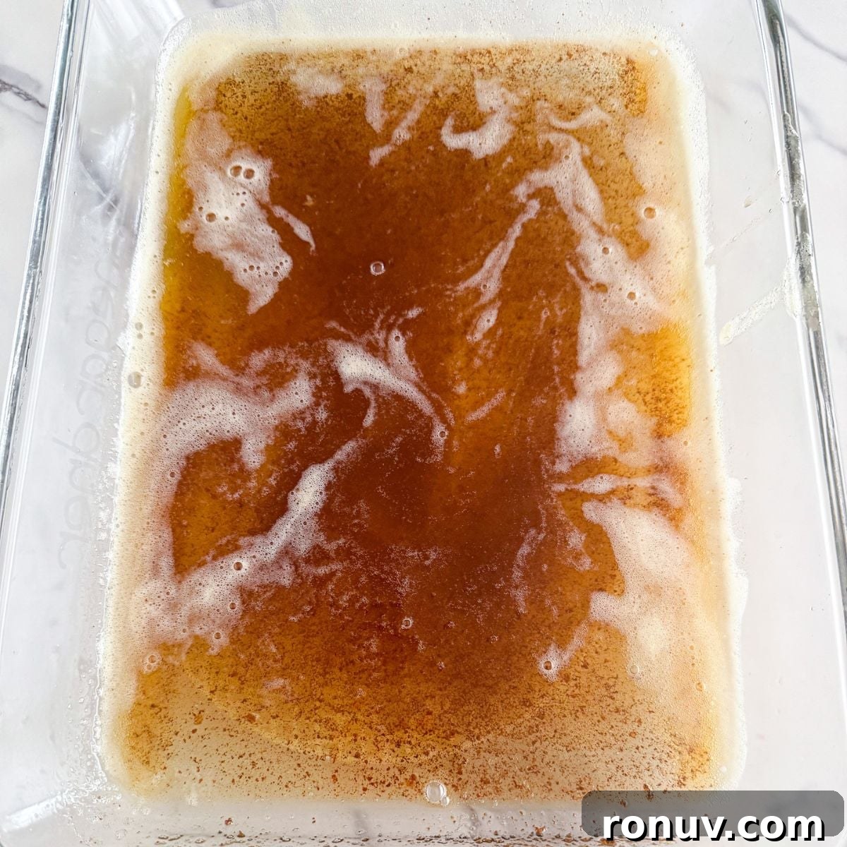Letting the brown butter cool.