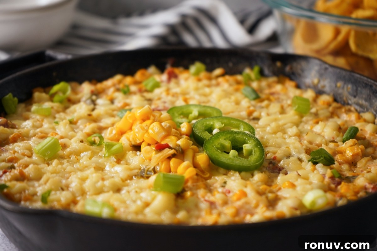 Smoky Jalapeno Corn Dip Recipe 3 Smoked Corn Dip close up
