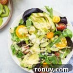 20 Creative Sides to Serve with Soup Beyond Bread 3 Green salad on a white plate.