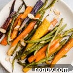 20 Creative Sides to Serve with Soup Beyond Bread 7 Carrots and green beans on a plate.